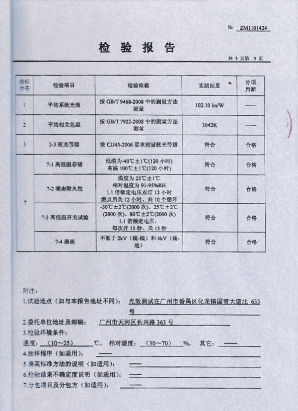 檢測(cè)報(bào)告
